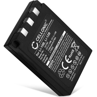 Cellonic Akku für Sanyo VPC-MZ3, Xacti VPC-J1 EX, VPC-J2, VPC-AZ3, DSC-J2, DSC-MZ3, Kamera Stromversorgung, Schwarz Cellonic Akku für Sanyo VPC-MZ3, Xacti VPC-J1 EX, VPC-J2, VPC-AZ3, DSC-J2, DSC-MZ3, Kamera Stromversorgung, Schwarz