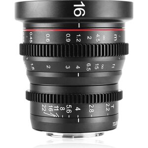 Meike 16mm T2.2-22 MFT Cine Lens (Micro Four Thirds, Micro Four Thirds), Objektiv, Schwarz Meike 16mm T2.2-22 MFT Cine Lens (Micro Four Thirds, Micro Four Thirds), Objektiv, Schwarz