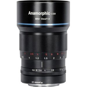 Sirui 50mm 1:1.8 Anamorphic 1.33x S35 Canon RF (Neuheit) (Canon RF), Objektiv, Schwarz Sirui 50mm 1:1.8 Anamorphic 1.33x S35 Canon RF (Neuheit) (Canon RF), Objektiv, Schwarz