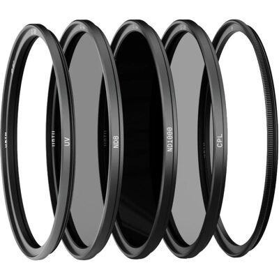 Urth 43mm Magnetic Essential Kit (Plus+) (UV+CPL+ND8+ND1000) (43 mm, ND- / Graufilter), Objektivfilter, Schwarz Urth 43mm Magnetic Essential Kit (Plus+) (UV+CPL+ND8+ND1000) (43 mm, ND- / Graufilter), Objektivfilter, Schwarz