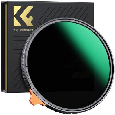 K&F Concept 40.5MM Variable ND2-ND400 Lens Filter (1-9 Stops) 28 Multi-Layer Green Coatings HD Waterproof Scratc (40.50 mm, ND- / Graufilter), Objektivfilter, Mehrfarbig K&F Concept 40.5MM Variable ND2-ND400 Lens Filter (1-9 Stops) 28 Multi-Layer Green Coatings HD Waterproof Scratc (40.50 mm, ND- / Graufilter), Objektivfilter, Mehrfarbig
