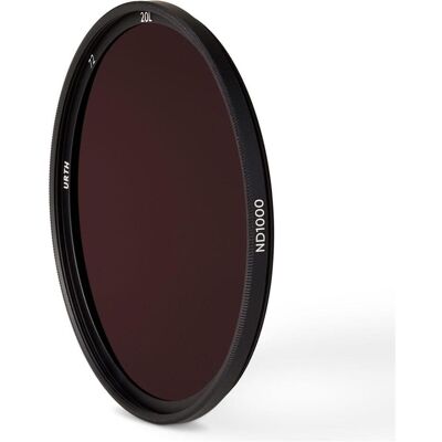 Urth 72mm ND1000 (10 Stop) Lens Filter (Plus+) (72 mm, ND- / Graufilter), Objektivfilter, Grau Urth 72mm ND1000 (10 Stop) Lens Filter (Plus+) (72 mm, ND- / Graufilter), Objektivfilter, Grau
