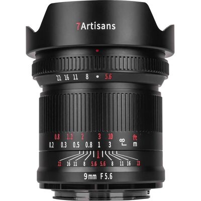 7artisans Festbrennweite 9mm F/5.6 – L-Mount (L-Mount, Vollformat), Objektiv, Schwarz 7artisans Festbrennweite 9mm F/5.6 – L-Mount (L-Mount, Vollformat), Objektiv, Schwarz