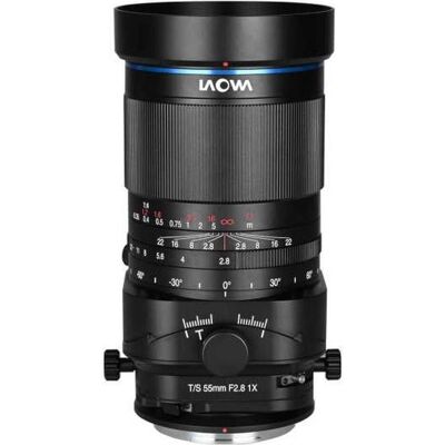 Laowa 55mm f/2.8 Tilt Shift 1X Macro Lens Fuji GFX (Fujifilm GFX, Vollformat), Objektiv, Schwarz Laowa 55mm f/2.8 Tilt Shift 1X Macro Lens Fuji GFX (Fujifilm GFX, Vollformat), Objektiv, Schwarz