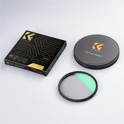 K&F Concept 43MM Ultra Low Refl. CPL Filter Super Slim Green Coated, HD, Waterproof, AntiScratch (Nano-X Series) (43 mm, Polarisationsfilter), Objektivfilter, Grün K&F Concept 43MM Ultra Low Refl. CPL Filter Super Slim Green Coated, HD, Waterproof, AntiScratch (Nano-X Series) (43 mm, Polarisationsfilter), Objektivfilter, Grün
