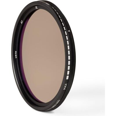 Urth 82mm ND2 400 (1 8.6 Stop) Variable ND Lens Filter (82 mm, ND- / Graufilter), Objektivfilter, Schwarz Urth 82mm ND2 400 (1 8.6 Stop) Variable ND Lens Filter (82 mm, ND- / Graufilter), Objektivfilter, Schwarz