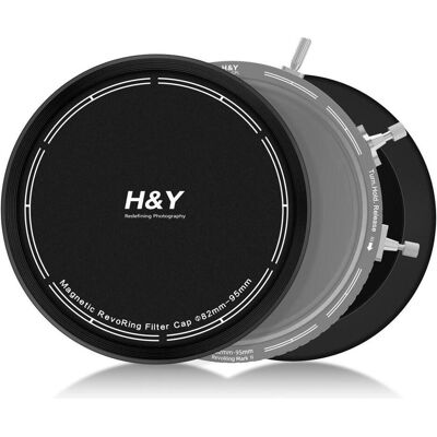 H&Y REVORING 82-95mm Front and Back Cap, Objektivfilter Zubehör, Schwarz H&Y REVORING 82-95mm Front and Back Cap, Objektivfilter Zubehör, Schwarz