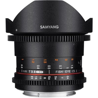 Samyang 8mm T3.8 UMC Fish eye VDSLR CSII Micro 4/3 (Micro Four Thirds, Micro Four Thirds), Objektiv, Schwarz Samyang 8mm T3.8 UMC Fish eye VDSLR CSII Micro 4/3 (Micro Four Thirds, Micro Four Thirds), Objektiv, Schwarz