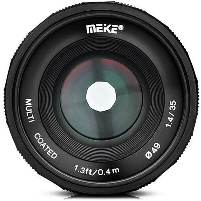 Meike MK 35mm f/1.4 MF Sony E (Sony E, APS-C / DX), Objektiv, Schwarz Meike MK 35mm f/1.4 MF Sony E (Sony E, APS-C / DX), Objektiv, Schwarz