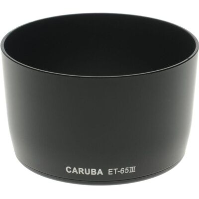 Caruba ET 65III Schwarz, Gegenlichtblende, Schwarz Caruba ET 65III Schwarz, Gegenlichtblende, Schwarz