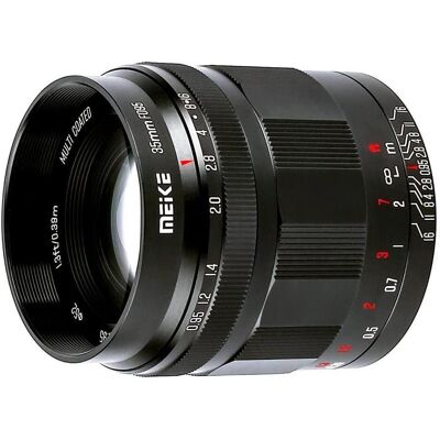 Meike MK-35mm f/0.95 Micro 4/3-Mount (Micro Four Thirds, Micro Four Thirds), Objektiv, Schwarz Meike MK-35mm f/0.95 Micro 4/3-Mount (Micro Four Thirds, Micro Four Thirds), Objektiv, Schwarz
