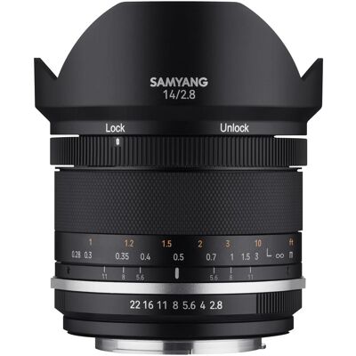Samyang MF 2,8/14 MK2 Sony E-Mount (Sony E, Vollformat), Objektiv, Schwarz Samyang MF 2,8/14 MK2 Sony E-Mount (Sony E, Vollformat), Objektiv, Schwarz