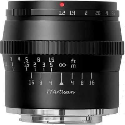 TTArtisan 50mm f/1.2 Sony E (APS-C) (Sony E, APS-C / DX), Objektiv, Schwarz TTArtisan 50mm f/1.2 Sony E (APS-C) (Sony E, APS-C / DX), Objektiv, Schwarz