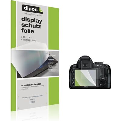 Dipos Schutzfolie Matt f??r Nikon D3000, Geräte Schutzfolie Dipos Schutzfolie Matt f??r Nikon D3000, Geräte Schutzfolie