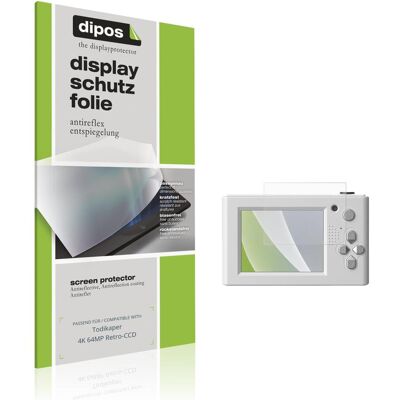 Dipos Schutzfolie Matt f??r Todikaper 4K 64MP Retro-CCD, Geräte Schutzfolie Dipos Schutzfolie Matt f??r Todikaper 4K 64MP Retro-CCD, Geräte Schutzfolie