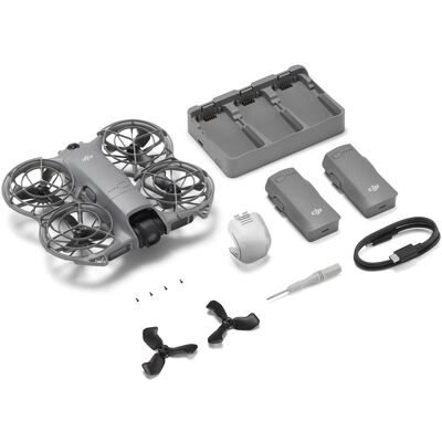 DJI Neo 2 Fly More Combo (nur Drohne) (19 min, 151 g, 12 Mpx), Drohne, Grau DJI Neo 2 Fly More Combo (nur Drohne) (19 min, 151 g, 12 Mpx), Drohne, Grau