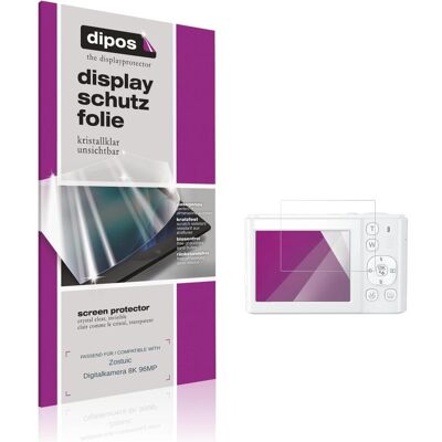 Dipos Schutzfolie Klar f??r Zostuic Digitalkamera 8K 96MP, Geräte Schutzfolie Dipos Schutzfolie Klar f??r Zostuic Digitalkamera 8K 96MP, Geräte Schutzfolie