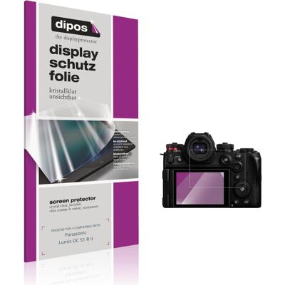 Dipos Schutzfolie Klar f??r Panasonic Lumix DC S1 R II, Geräte Schutzfolie Dipos Schutzfolie Klar f??r Panasonic Lumix DC S1 R II, Geräte Schutzfolie
