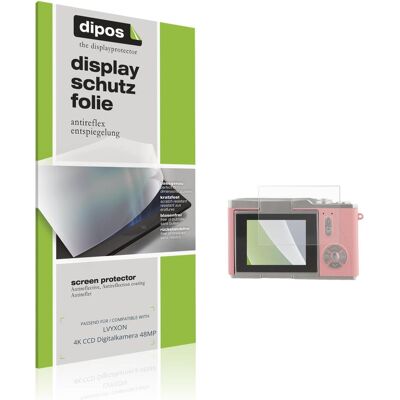 Dipos Schutzfolie Matt f??r LVYXON 4K CCD Digitalkamera 48MP, Geräte Schutzfolie Dipos Schutzfolie Matt f??r LVYXON 4K CCD Digitalkamera 48MP, Geräte Schutzfolie