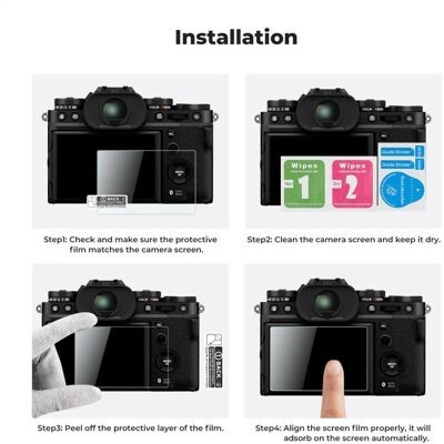 K&F Concept Camera Screen Protector*3, with Hot Shoe Level*3, for Fujifilm X-T5, Geräte Schutzfolie K&F Concept Camera Screen Protector*3, with Hot Shoe Level*3, for Fujifilm X-T5, Geräte Schutzfolie