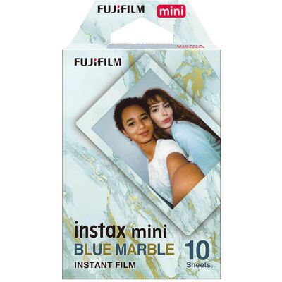 Fujifilm Instax Mini Bluemarble Single Pack, Sofortbildfilm, Blau Fujifilm Instax Mini Bluemarble Single Pack, Sofortbildfilm, Blau