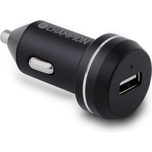 Champion Autoladegerät 12W Schwarz, Auto Adapter, Schwarz