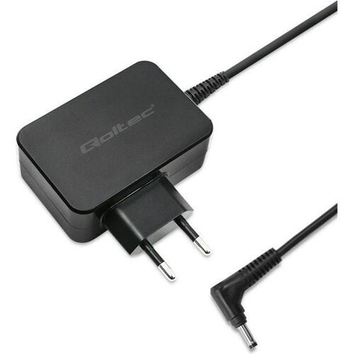 Qoltec Netzteil für Samsung Ultrabook 40W 19v 2.1a 3,0*1,0 (40 W), Notebook Netzteil, Schwarz