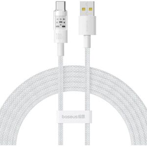 Baseus P10373002211-01 Datenkabel Gem - USB zu Type-C - 2m - Mondweiß - Ladekabel Baseus P10373002211-01 Datenkabel Gem - USB zu Type-C - 2m - Mondweiß - Ladekabel