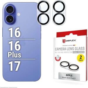 Displex Full Cover Camera Lens Glass (2 Stk., Apple iPhone 16, Apple iPhone 16 Plus, Apple iPhone 17), Smartphone Schutzfolie, Transparent Displex Full Cover Camera Lens Glass (2 Stk., Apple iPhone 16, Apple iPhone 16 Plus, Apple iPhone 17), Smartphone Schutzfolie, Transparent