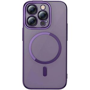 Baseus Glitter Magnetic Case for iPhone 14 Pro (purple) + tempered glass + cleaning kit (Apple iPhone 14 Pro), Smartphone Hülle, Violett Baseus Glitter Magnetic Case for iPhone 14 Pro (purple) + tempered glass + cleaning kit (Apple iPhone 14 Pro), Smartphone Hülle, Violett