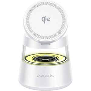 4smarts Wireless Charger Aura Sound, Induktion Ladestandard: Qi2 (15 W), Wireless Charger, Weiss 4smarts Wireless Charger Aura Sound, Induktion Ladestandard: Qi2 (15 W), Wireless Charger, Weiss