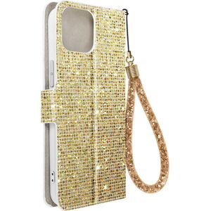 Avizar Disco Glam Edition Series (Apple iPhone 15 Plus), Smartphone Hülle, Gold Avizar Disco Glam Edition Series (Apple iPhone 15 Plus), Smartphone Hülle, Gold