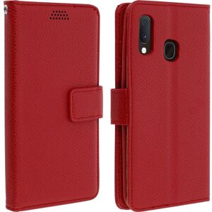 Avizar Brieftaschenhülle für Huawei P Smart - Rot Avizar Brieftaschenhülle für Huawei P Smart - Rot