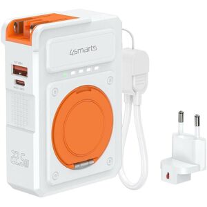 4smarts 6in1 Hybrid Charger Lucid (10000 mAh, 22.50 W, 38.50 Wh), Powerbank, Weiss, Orange 4smarts 6in1 Hybrid Charger Lucid (10000 mAh, 22.50 W, 38.50 Wh), Powerbank, Weiss, Orange