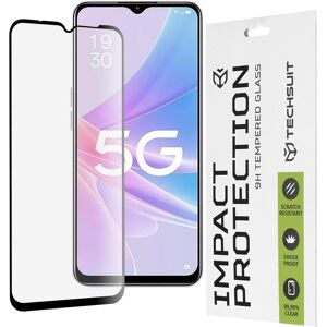 Techsuit - 111D Full Cover / Full Glue Glass - Oppo A58 5G / A78 5G - Black (1 Stk., Oppo A58, Oppo A78 5G), Smartphone Schutzfolie, Schwarz Techsuit - 111D Full Cover / Full Glue Glass - Oppo A58 5G / A78 5G - Black (1 Stk., Oppo A58, Oppo A78 5G), Smartphone Schutzfolie, Schwarz