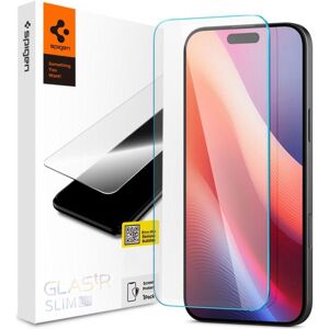 Spigen Glas.tR Slim (1 Stk., Apple iPhone 16 Pro Max), Smartphone Schutzfolie, Transparent Spigen Glas.tR Slim (1 Stk., Apple iPhone 16 Pro Max), Smartphone Schutzfolie, Transparent