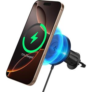 NoName OneTap Pro 4 MagSafe Car Mount Charger - Wireless / AirVent Hook - Black, Auto Adapter, Schwarz NoName OneTap Pro 4 MagSafe Car Mount Charger - Wireless / AirVent Hook - Black, Auto Adapter, Schwarz