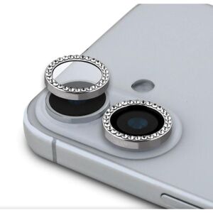 Guess Fixed Glliter Protective Lens für Apple iPhone 16, 16 Plus - silver (Apple iPhone 16), Smartphone Schutzfolie, Silber Guess Fixed Glliter Protective Lens für Apple iPhone 16, 16 Plus - silver (Apple iPhone 16), Smartphone Schutzfolie, Silber