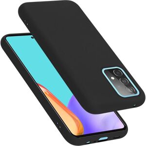 Cadorabo Samsung Galaxy A52 - Flüssiges Schwarz Schutzcase Cadorabo Samsung Galaxy A52 - Flüssiges Schwarz Schutzcase