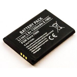 Doro 7060 - Akku, 38mAh, Schwarz - Smartphone Akku Doro 7060 - Akku, 38mAh, Schwarz - Smartphone Akku