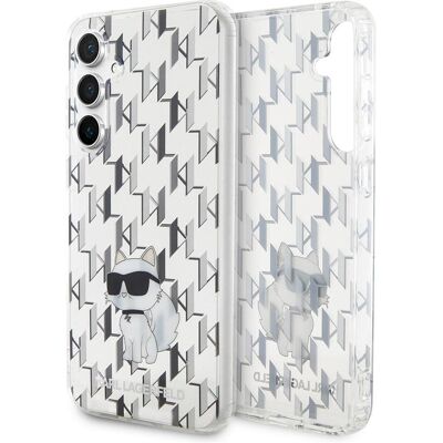Karl Lagerfeld Monogram Choupette Transparentes Smartphone-Hülle Karl Lagerfeld Monogram Choupette Transparentes Smartphone-Hülle