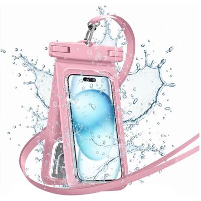 Usams Pink Wasserdichtes Handyhülle - IP68 Schutz Usams Pink Wasserdichtes Handyhülle - IP68 Schutz
