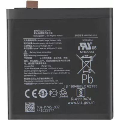 Clappio Interne Batterie für Oneplus 7T Pro - 4085mAh Ersatz BLP745 Clappio Interne Batterie für Oneplus 7T Pro - 4085mAh Ersatz BLP745
