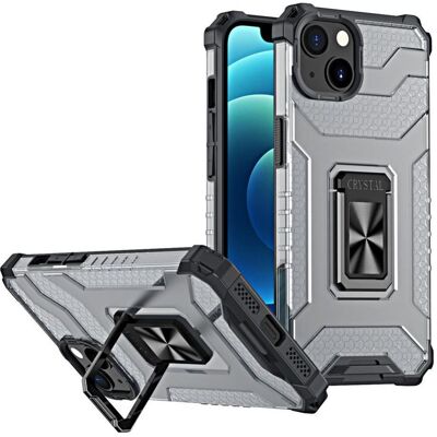 Hurtel Kristallring Hülle - Hybrid-Schutzhülle für iPhone 13 Mini, Schwarz Hurtel Kristallring Hülle - Hybrid-Schutzhülle für iPhone 13 Mini, Schwarz