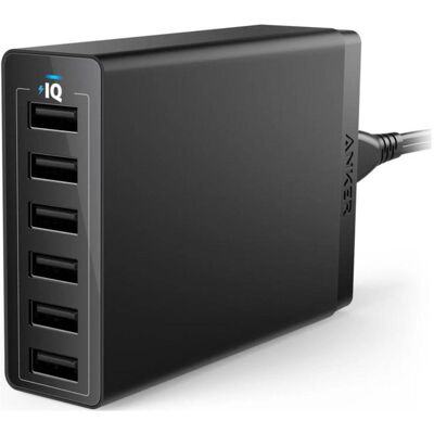 Anker PowerPort 6 - 6 USB-Ports Desktop-Ladegerät Anker PowerPort 6 - 6 USB-Ports Desktop-Ladegerät