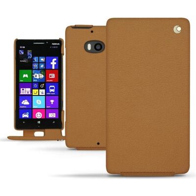 Noreve Lederschutzhülle vertikal (Nokia Lumia 930), Smartphone Hülle, Braun Noreve Lederschutzhülle vertikal (Nokia Lumia 930), Smartphone Hülle, Braun