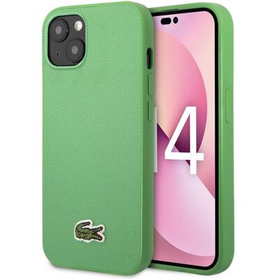 Lacoste iPhone 14 Iconic Petit Pique Logo (Apple iPhone 14), Smartphone Hülle, Grün Lacoste iPhone 14 Iconic Petit Pique Logo (Apple iPhone 14), Smartphone Hülle, Grün