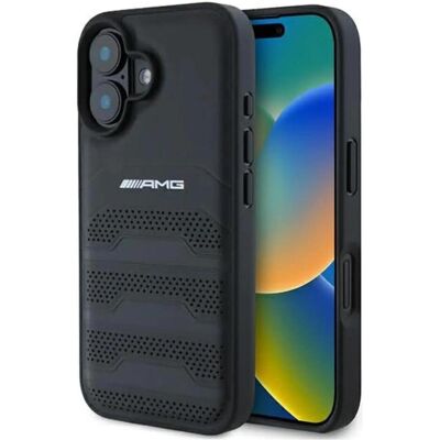 Mercedes AMG iPhone 16 Leder Hülle - Smartphone Case Mercedes AMG iPhone 16 Leder Hülle - Smartphone Case