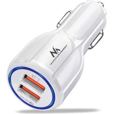 Maclean USG socket charger white MCE478 W, Auto Adapter, Weiss Maclean USG socket charger white MCE478 W, Auto Adapter, Weiss