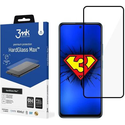 3MK Schutz Xiaomi POCO M4 Pro 5G Juodas - HardGlass Max™ (1 Stk., Xiaomi Poco M4 Pro 5G), Smartphone Schutzfolie, Schwarz 3MK Schutz Xiaomi POCO M4 Pro 5G Juodas - HardGlass Max™ (1 Stk., Xiaomi Poco M4 Pro 5G), Smartphone Schutzfolie, Schwarz